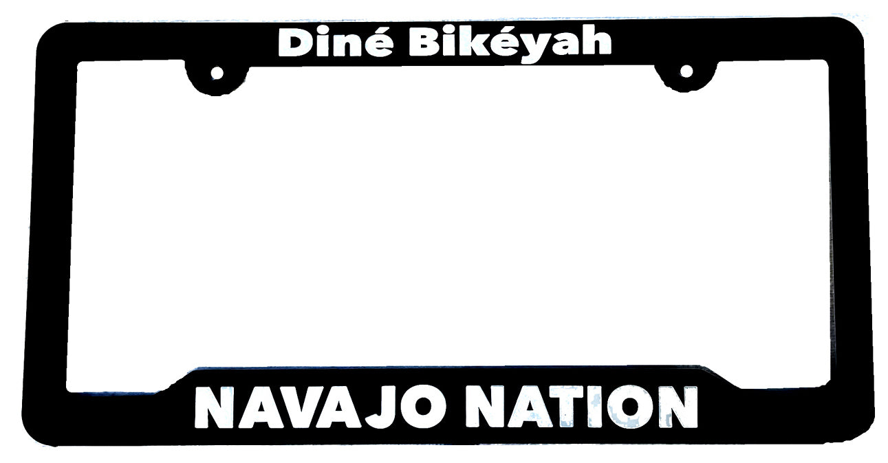 Navajo License Frames (black)
