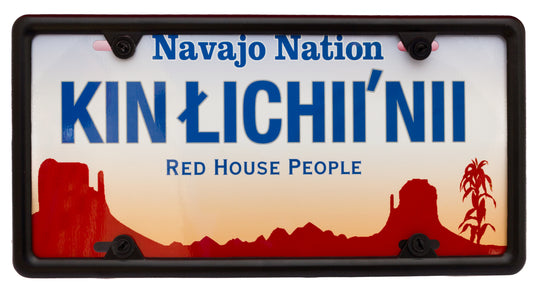 Kin łichii’nii – Red House People License Plate