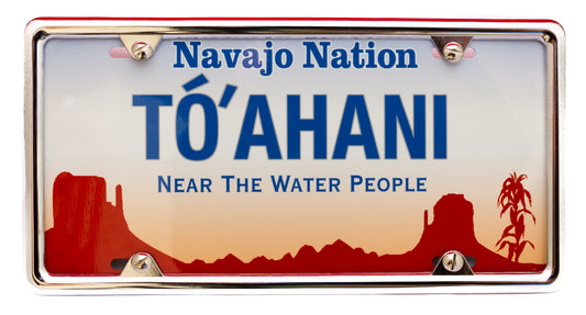 Tó’ahani – Near The Water People License Plate
