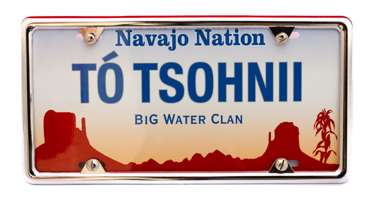 Tó tsohnii – Big Water License Plate